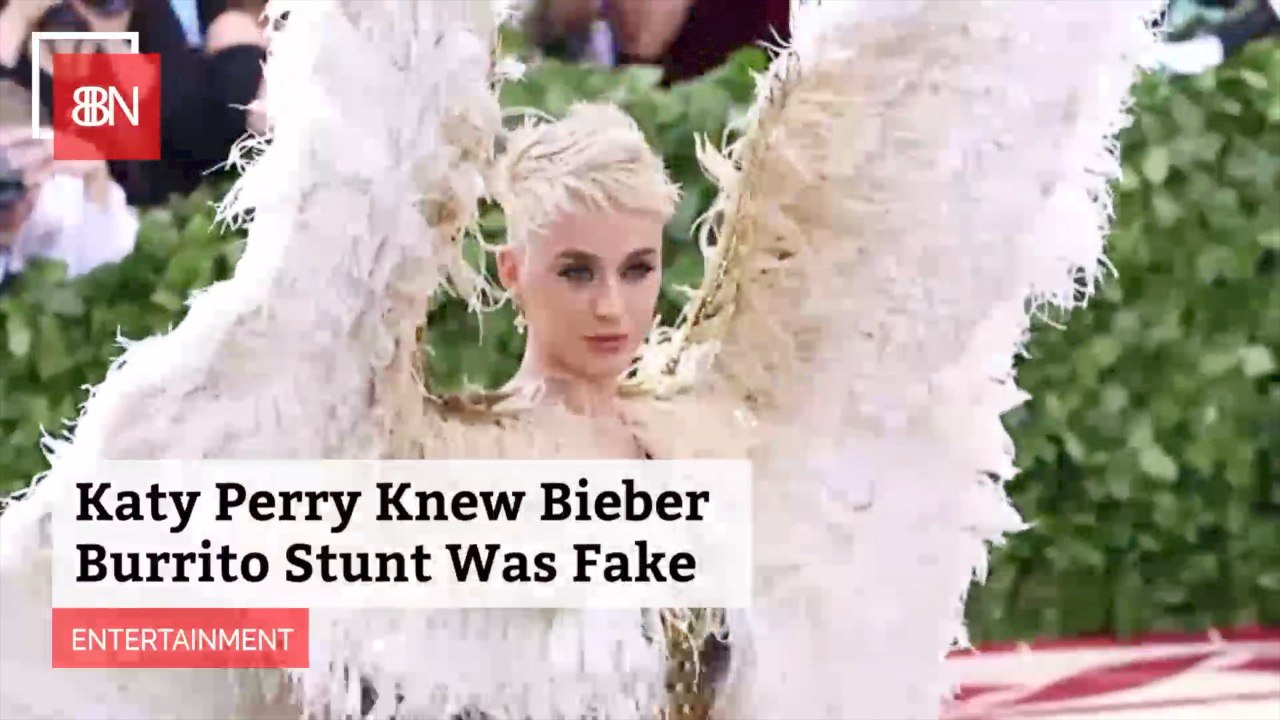 Katy Perry Quickly Spotted Bieber Fake Burrito