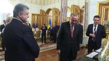 Cumhurbaşkanı Erdoğan - Ukrayna Devlet Başkanı Poroşenko - İSTANBUL