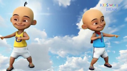 upin dan ipin bernyanyi bersama tom
