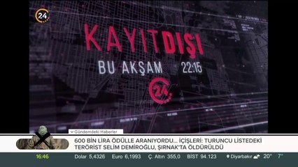Kayıt Dışı bugün 22:15'te