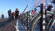 Trabzon'da 8 Kilometrelik Bisiklet Yolu Açıldı