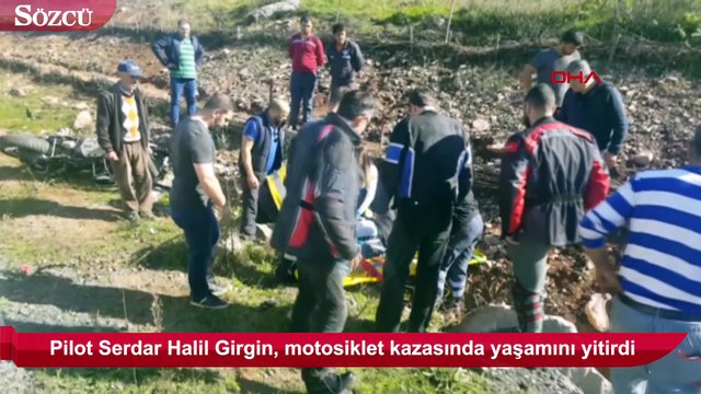 Pilot, motosiklet kazasında yaşamını yitirdi