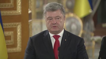 Ukrayna Devlet Başkanı Poroşenko: "Serbest Ticaret Antlaşmasının Bir An Önce İmzalanması İçin...