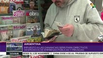 Gobierno argentino aprueba impuesto a las ganancias