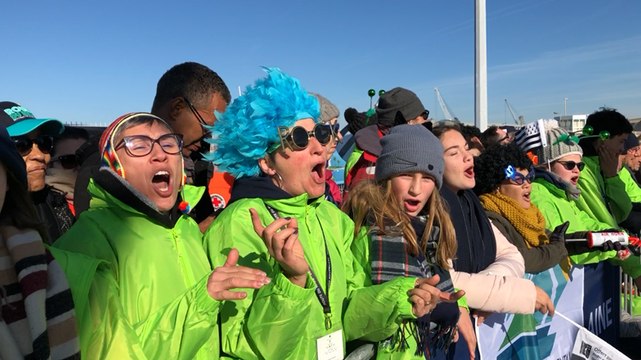 A la Route du rhum, l’ambiance aux écluses