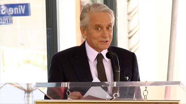 Michael Douglas Speech at his Hollywood Walk of Fame Star Ceremony
