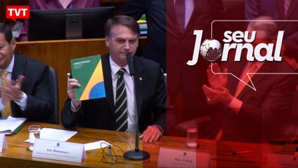 No Congresso, Bolsonaro diz que Constituição é único norte
