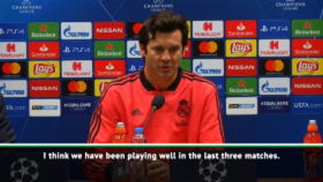 Real Madrid's self-confidence continues to grow - Solari