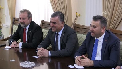 Türkiye'nin Taşkent Büyükelçisi Şen ve beraberindeki heyet, Yüksek Meclis Başkanı Erniyazov tarafından kabul edildi - NUKUS