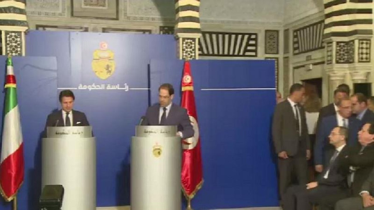 A Tunis, les Premiers ministres italien et tunisien discutent immigration