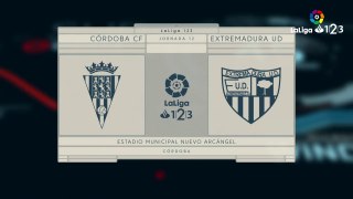 LaLiga 123 (J12) 2018/2019: Resumen y goles del Córdoba CF 4-2 Extremadura