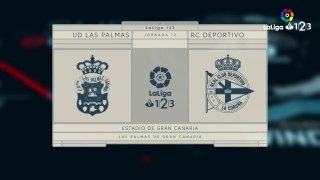 LaLiga 123 (J12) 2018/2019: Resumen y goles del Las Palmas 1-1 Deportivo