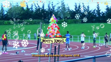 Athletics Motion Graphic Christmas Card