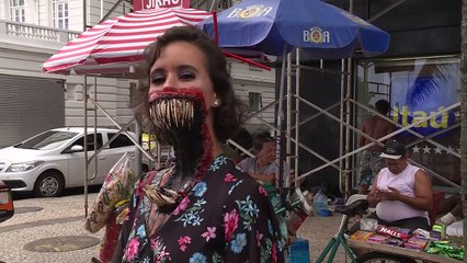 Zombies inundan la playa: caminata anual en Rio de Janeiro