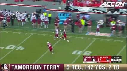 FSU WR Tamorrion Terry Delivers Big Performance vs. NC State