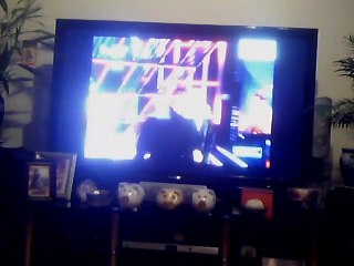 엑소 EXO「Tempo 」on MBC Show Music Core  on my TV (bad quality, too much lighting )