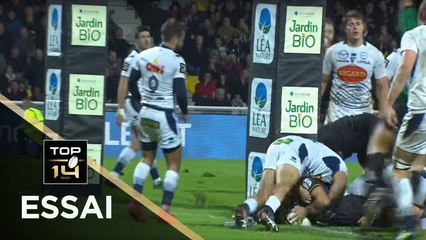 TOP 14 - Essai Alexi BALES (SR) - La Rochelle - Agen - J9 - Saison 2018/2019