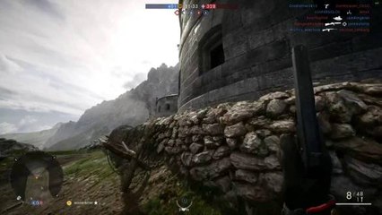 458 Meter Crazy Headshot! │Battlefield 1