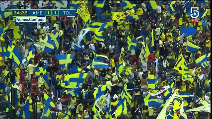 Henry Martín Goal - Club América vs Toluca 1-1