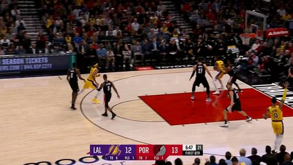 Jusuf Nurkić 2 blokade v LAL
