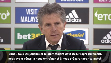 11e j. - Puel : "Honorer notre président après une semaine difficile..."