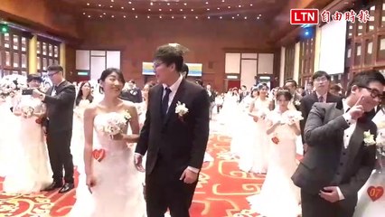 見證72對新人 中華電信祭3萬育兒金衝生育率