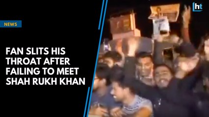 Fan slits his throat after failing to meet Shah Rukh Khan