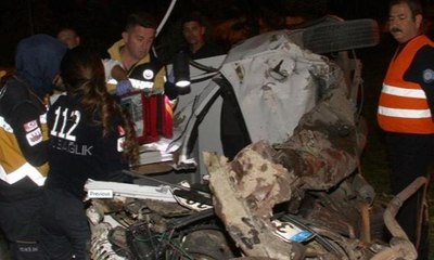 Fethiye'de feci kaza; 2 ölü, 1 yaralı