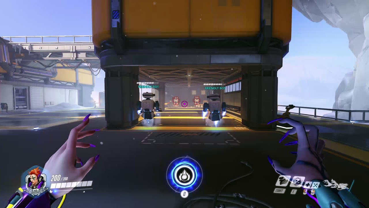Overwatch - Basic Hero Abilities:  MOIRA DAMAGE ORB