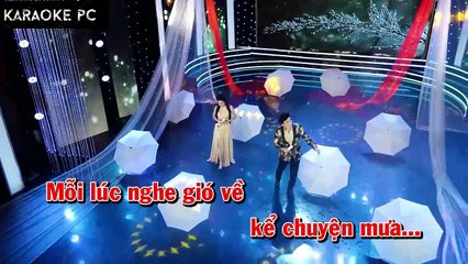 Karaoke Chuyện Đêm Mưa - Hồ Quang Lộc, Kim Linh