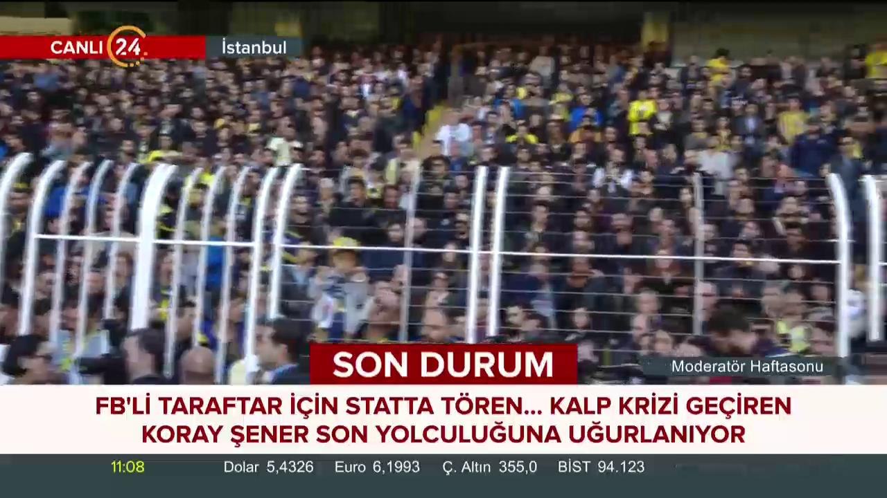 Koray Şener için tören düzenleniyor