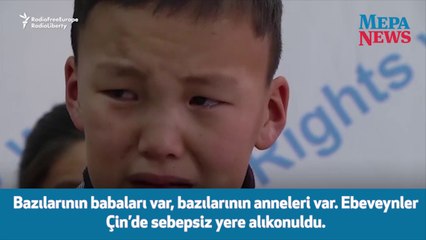 Kazak çocuklar Çin'in toplama kamplarındaki ebeveynlerinin serbest bırakılmasını istiyor