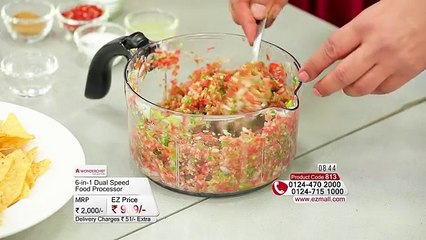 Wonderchef food processors for smart and easy chopping and peeling