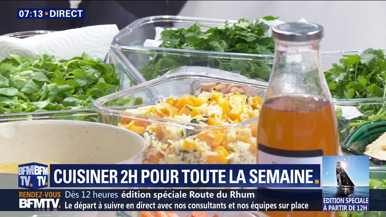 Cuisiner deux heures pour toute la semaine