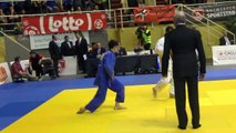 Finale bronze National judo 2018 -73kg entre Jean-Yves Bottieau (Grand-Hornu) et Aslanbek Kagermanov