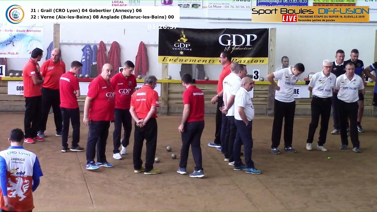 Secondes parties de poules, Troisième étape du Super 16 masculin, saison 2018-2019, Susville 2018