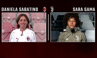 AC Milan v Juve, Sabatino and Gama face off