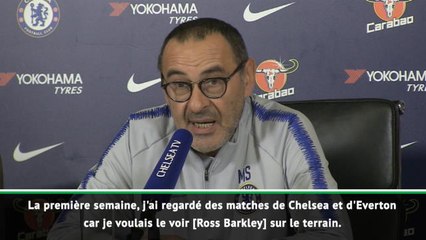 Chelsea - Sarri : "Barkley est en train de devenir un joueur très important"