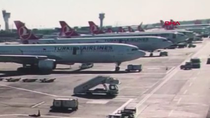 Atatürk Havalimanı Apronundaki Kaza Anı Kamerada_fuul