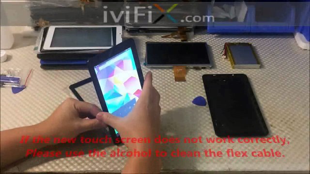 7 Inch China Tablet Replacement Touch Screen Disassembly Repair Guide