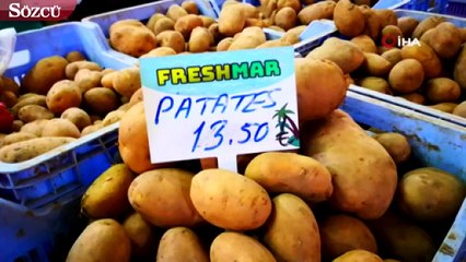 Download Video: KKTC'de bir kilo patates 25 lira