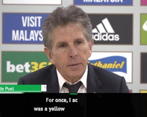 I accept Gray's yellow card - Puel