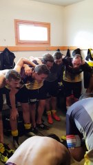 La joie des séniors après la victoire contre l'U.S Beziers