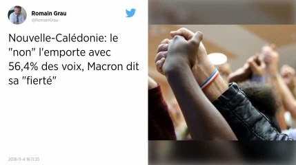 Référendum sur l’indépendance en Nouvelle-Calédonie : Macron exprime sa « fierté »