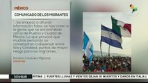 México: Caravana Migrante rechaza actuación de autoridades