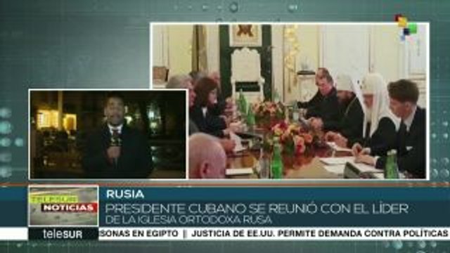 Rusia: Pdte. de Cuba se reúne con líderes religiosos y políticos