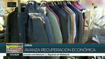Siria: avanza recuperación económica