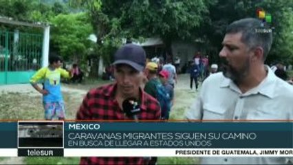 México: autoridades federales hostigan a 2a. caravana migrante