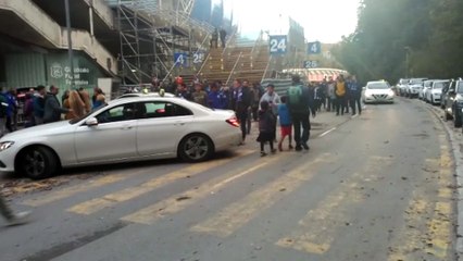 Real Sociedad-Sevilla: Aledaños de Anoeta en la previa del partido