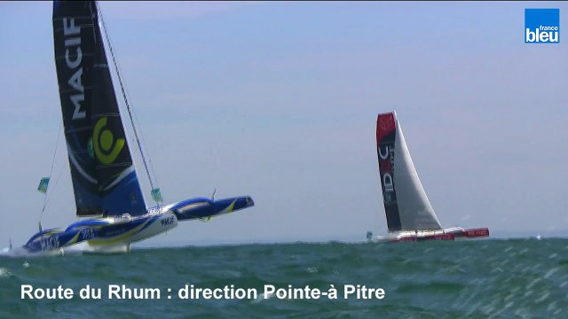 Route du Rhum : direction Pointe-à Pitre en Guadeloupe